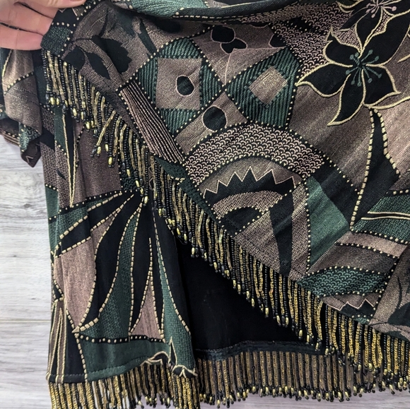 Vintage Joseph Ribkoff Crop Beaded Top - Size 14 - Picture 9 of 11